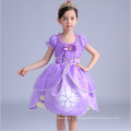 Crianças princesa roupas de bebê dos desenhos animados custome cosplay vestidos meninas sino vestidos de festa princesa